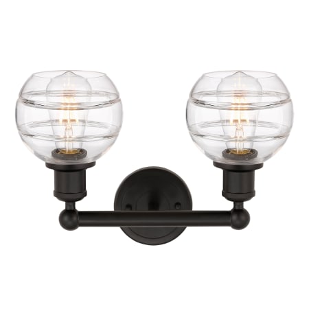 A large image of the Innovations Lighting 616-2W 10 15 Rochester Vanity Alternate Image