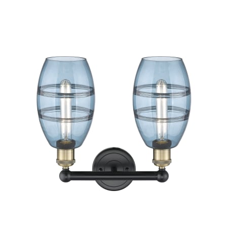 A large image of the Innovations Lighting 616-2W 10 15 Vaz Vanity Alternate Image