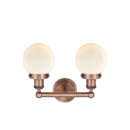 A large image of the Innovations Lighting 616-2W-10-16 Beacon Vanity Alternate Image