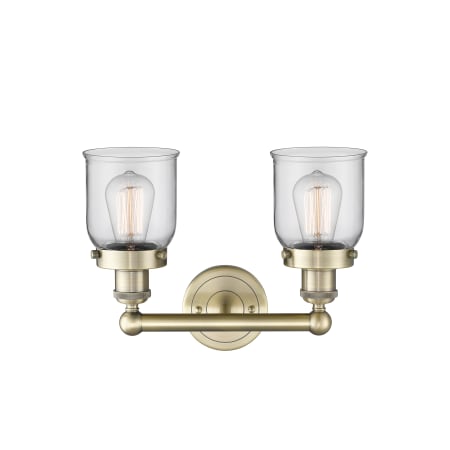 A large image of the Innovations Lighting 616-2W-10-16 Bell Vanity Alternate Image