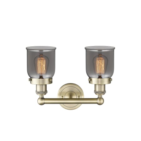 A large image of the Innovations Lighting 616-2W-10-16 Bell Vanity Alternate Image