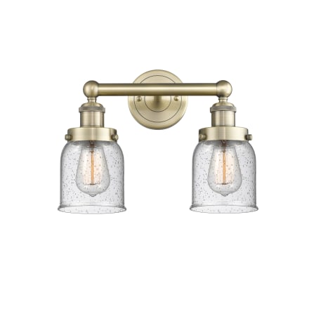 A large image of the Innovations Lighting 616-2W-10-16 Bell Vanity Alternate Image