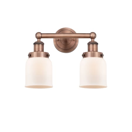 A large image of the Innovations Lighting 616-2W-10-16 Bell Vanity Alternate Image