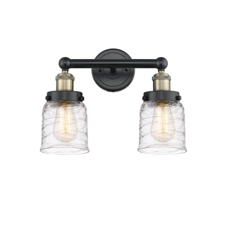 A large image of the Innovations Lighting 616-2W-10-16 Bell Vanity Alternate Image