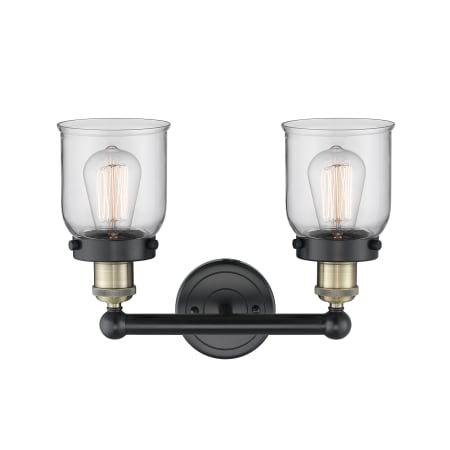 A large image of the Innovations Lighting 616-2W-10-16 Bell Vanity Alternate Image