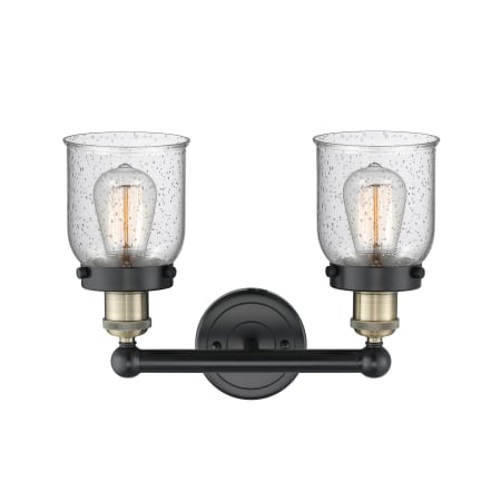 A large image of the Innovations Lighting 616-2W-10-16 Bell Vanity Alternate Image