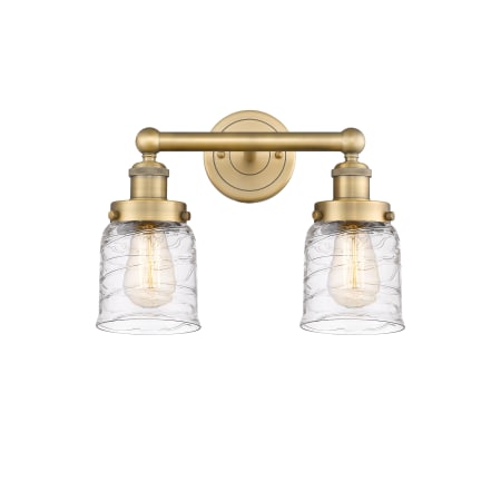 A large image of the Innovations Lighting 616-2W-10-16 Bell Vanity Alternate Image