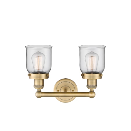 A large image of the Innovations Lighting 616-2W-10-16 Bell Vanity Alternate Image