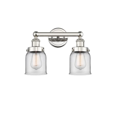 A large image of the Innovations Lighting 616-2W-10-16 Bell Vanity Alternate Image