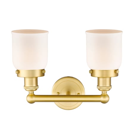 A large image of the Innovations Lighting 616-2W-10-16 Bell Vanity Alternate Image