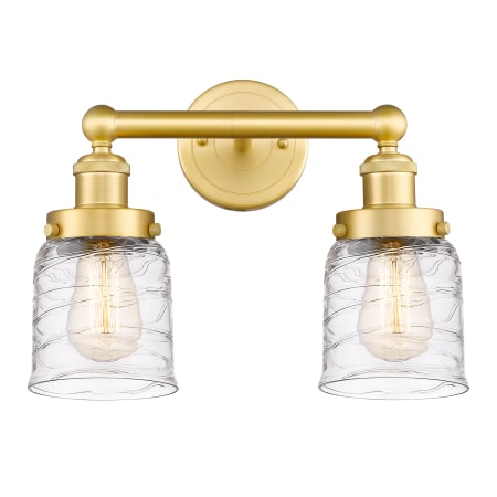 A large image of the Innovations Lighting 616-2W-10-16 Bell Vanity Alternate Image