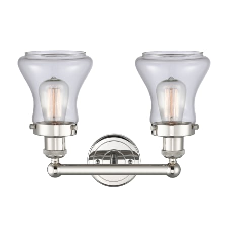 A large image of the Innovations Lighting 616-2W-10-16 Bellmont Vanity Alternate Image