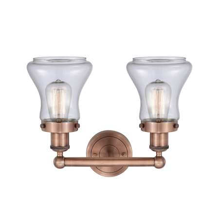 A large image of the Innovations Lighting 616-2W-10-16 Bellmont Vanity Alternate Image