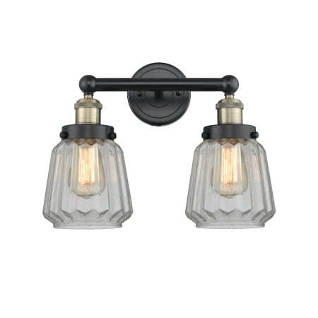 A large image of the Innovations Lighting 616-2W-10-16 Chatham Vanity Alternate Image