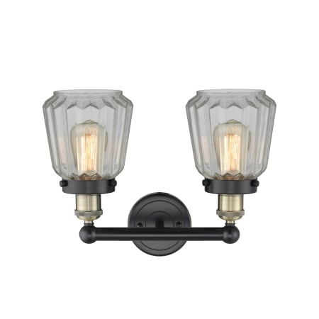 A large image of the Innovations Lighting 616-2W-10-16 Chatham Vanity Alternate Image