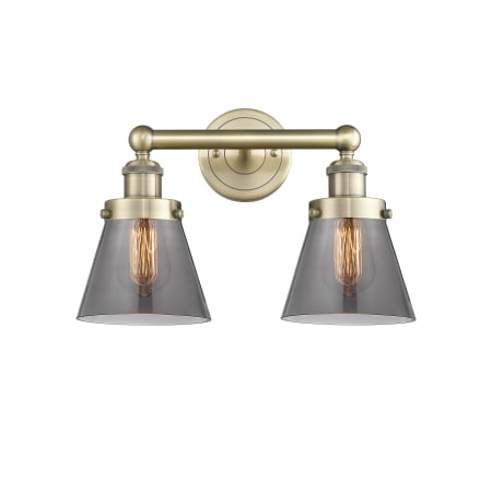 A large image of the Innovations Lighting 616-2W-10-16 Cone Vanity Alternate Image