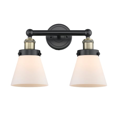 A large image of the Innovations Lighting 616-2W-10-16 Cone Vanity Alternate Image