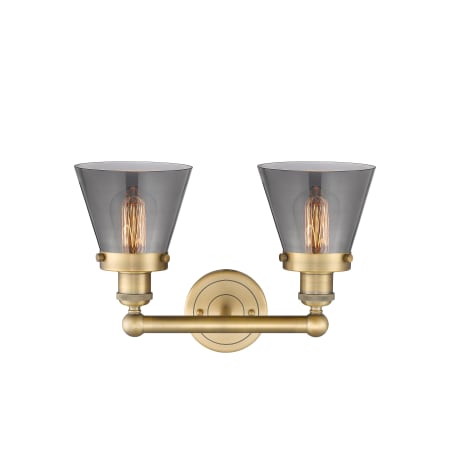 A large image of the Innovations Lighting 616-2W-10-16 Cone Vanity Alternate Image