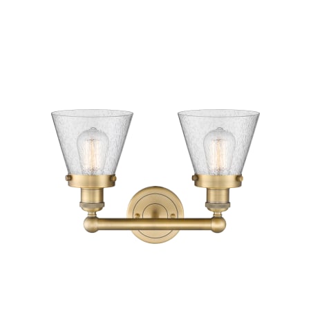 A large image of the Innovations Lighting 616-2W-10-16 Cone Vanity Alternate Image