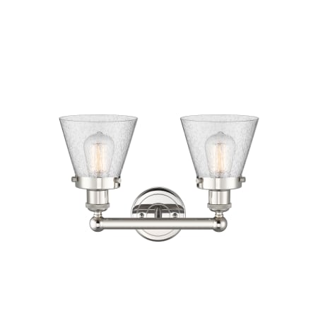 A large image of the Innovations Lighting 616-2W-10-16 Cone Vanity Alternate Image