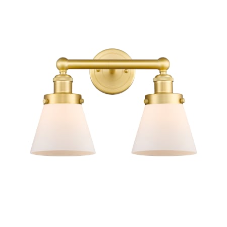 A large image of the Innovations Lighting 616-2W-10-16 Cone Vanity Alternate Image