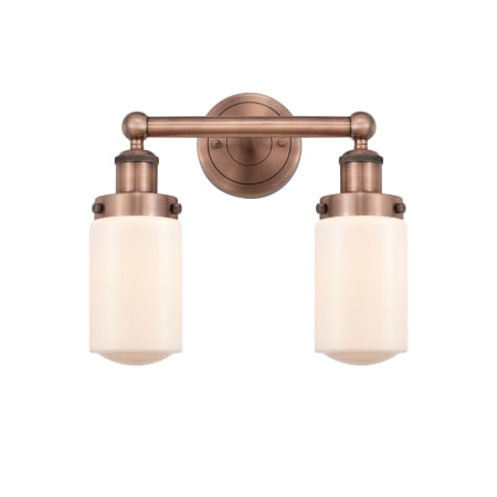 A large image of the Innovations Lighting 616-2W-10-16 Dover Vanity Alternate Image