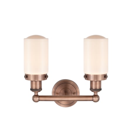 A large image of the Innovations Lighting 616-2W-10-16 Dover Vanity Alternate Image