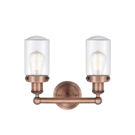 A large image of the Innovations Lighting 616-2W-10-16 Dover Vanity Alternate Image