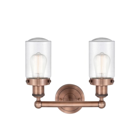 A large image of the Innovations Lighting 616-2W-10-16 Dover Vanity Alternate Image