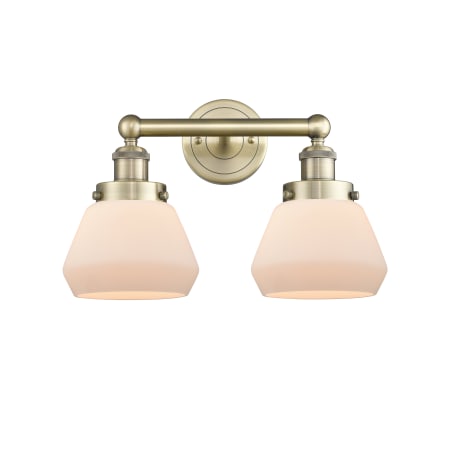 A large image of the Innovations Lighting 616-2W-10-16 Fulton Vanity Alternate Image