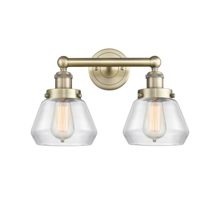 A large image of the Innovations Lighting 616-2W-10-16 Fulton Vanity Alternate Image