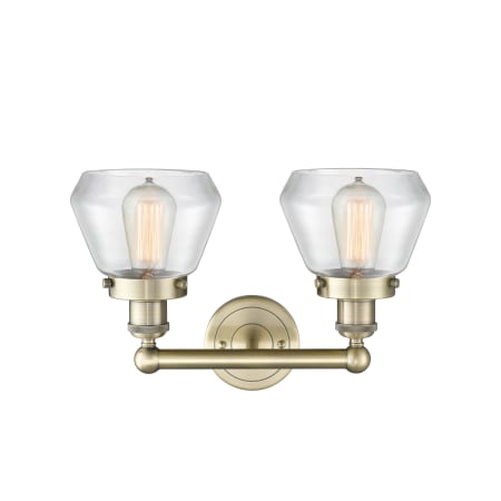 A large image of the Innovations Lighting 616-2W-10-16 Fulton Vanity Alternate Image