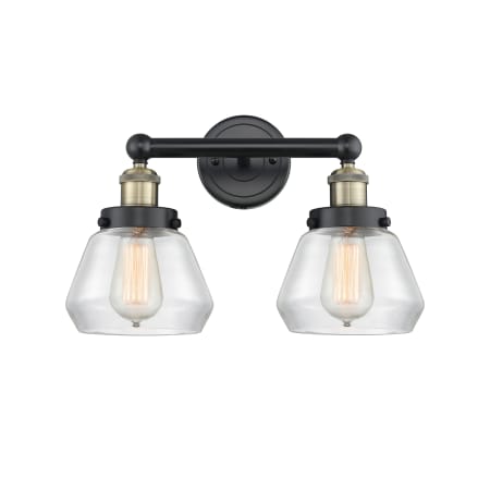 A large image of the Innovations Lighting 616-2W-10-16 Fulton Vanity Alternate Image