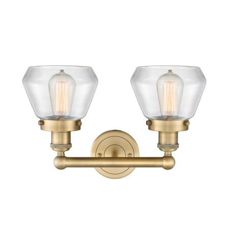 A large image of the Innovations Lighting 616-2W-10-16 Fulton Vanity Alternate Image