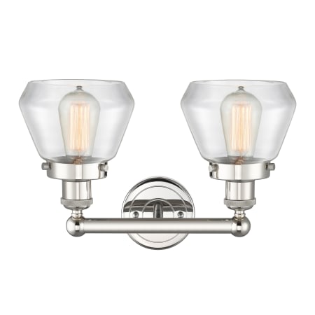 A large image of the Innovations Lighting 616-2W-10-16 Fulton Vanity Alternate Image