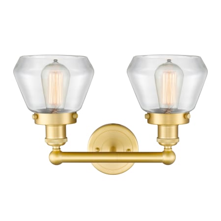 A large image of the Innovations Lighting 616-2W-10-16 Fulton Vanity Alternate Image