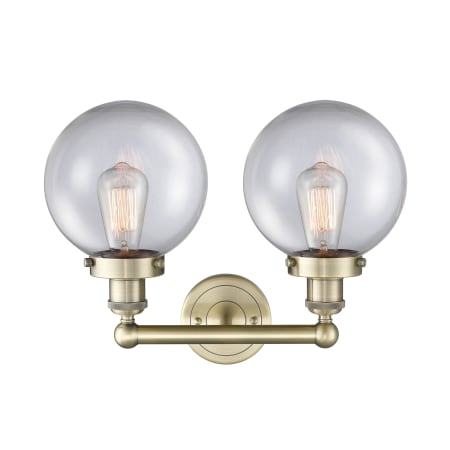 A large image of the Innovations Lighting 616-2W-10-16-L Beacon Vanity Alternate Image