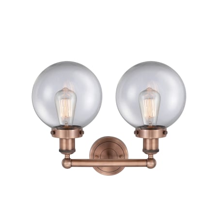 A large image of the Innovations Lighting 616-2W-10-16-L Beacon Vanity Alternate Image