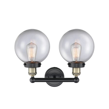 A large image of the Innovations Lighting 616-2W-10-16-L Beacon Vanity Alternate Image