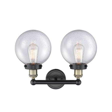 A large image of the Innovations Lighting 616-2W-10-16-L Beacon Vanity Alternate Image