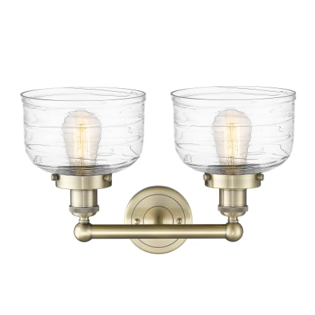 A large image of the Innovations Lighting 616-2W-10-16-L Bell Vanity Alternate Image