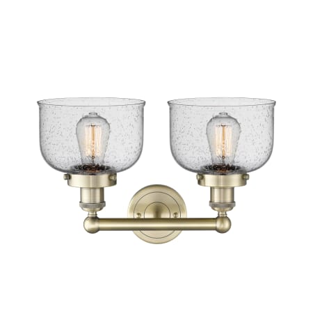 A large image of the Innovations Lighting 616-2W-10-16-L Bell Vanity Alternate Image