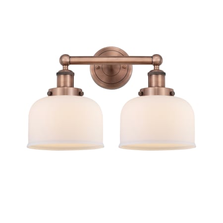 A large image of the Innovations Lighting 616-2W-10-16-L Bell Vanity Alternate Image