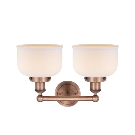 A large image of the Innovations Lighting 616-2W-10-16-L Bell Vanity Alternate Image