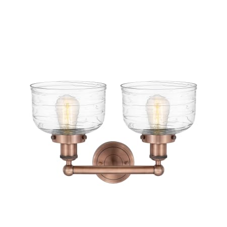 A large image of the Innovations Lighting 616-2W-10-16-L Bell Vanity Alternate Image