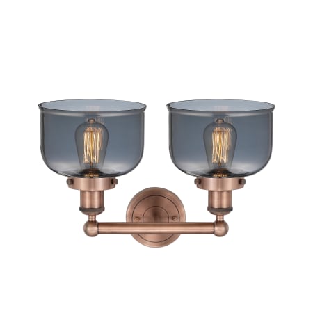 A large image of the Innovations Lighting 616-2W-10-16-L Bell Vanity Alternate Image