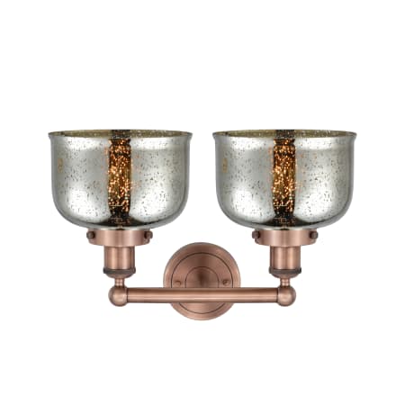 A large image of the Innovations Lighting 616-2W-10-16-L Bell Vanity Alternate Image