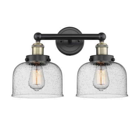 A large image of the Innovations Lighting 616-2W-10-16-L Bell Vanity Alternate Image