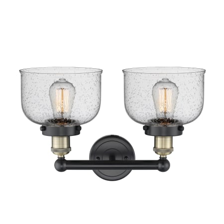 A large image of the Innovations Lighting 616-2W-10-16-L Bell Vanity Alternate Image