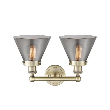 A large image of the Innovations Lighting 616-2W-10-16-L Cone Vanity Alternate Image